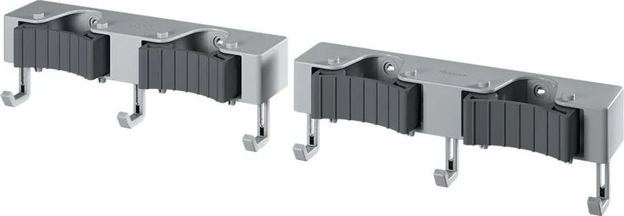 Nástěnné držáky na koště a mop v sadě 2 ks – Metaltex