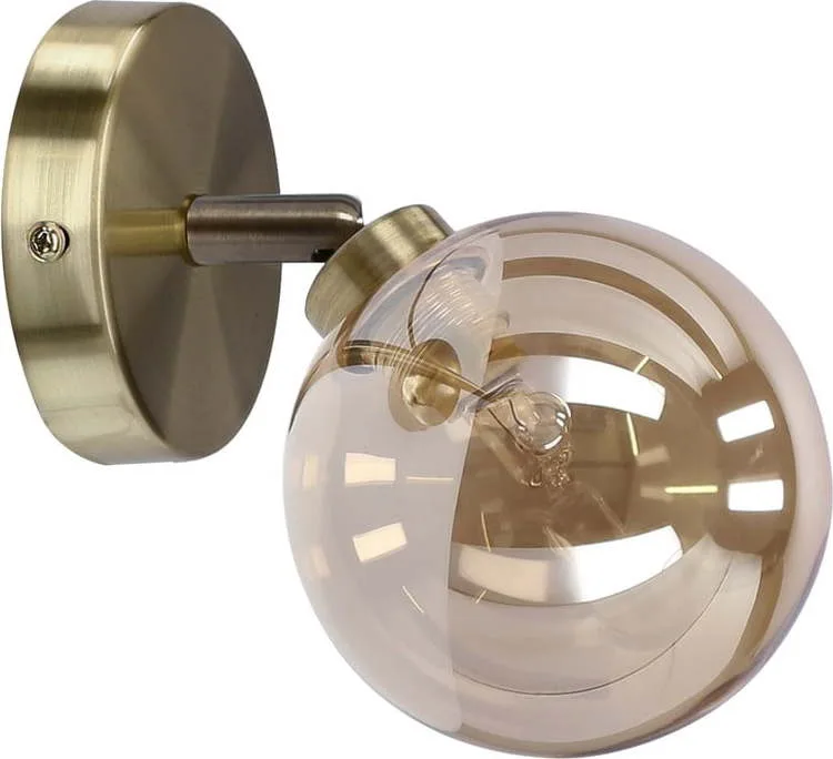 Nástěnné svítidlo v bronzové barvě ø 10 cm Rodia – Candellux Lighting