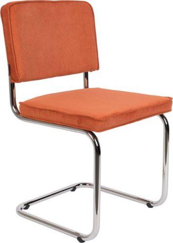 Oranžové jídelní židle v sadě 2 ks Ridge Rib – Zuiver Zuiver