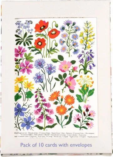 Přání v sadě 10 ks Wild Flowers – Rex London