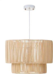 Ratanov&eacute; stropn&iacute; sv&iacute;tidlo v př&iacute;rodn&iacute; barvě s ratanov&yacute;m st&iacute;nidlem &oslash; 38 cm Natural Way &ndash; Casa Selecci&oacute;n Casa Selecci&oacute;n