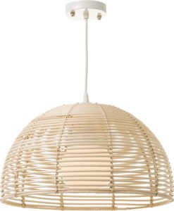 Ratanov&eacute; stropn&iacute; sv&iacute;tidlo v př&iacute;rodn&iacute; barvě s ratanov&yacute;m st&iacute;nidlem &oslash; 38 cm Natural Way &ndash; Casa Selecci&oacute;n Casa Selecci&oacute;n