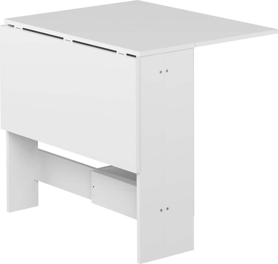 Rozkládací jídelní stůl s bílou deskou 76x28 cm Papillon – TemaHome TemaHome