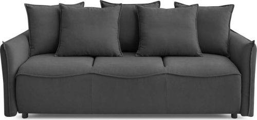 Tmavě šedá rozkládací pohovka 226 cm Leon – Bobochic Paris Bobochic Paris