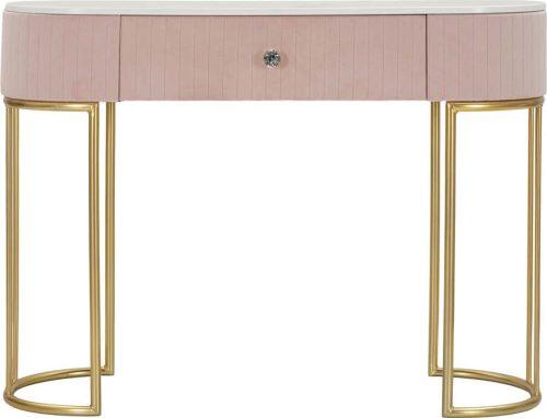 Růžový konzolový stolek 100x40 cm Montpellier - Mauro Ferretti Mauro Ferretti