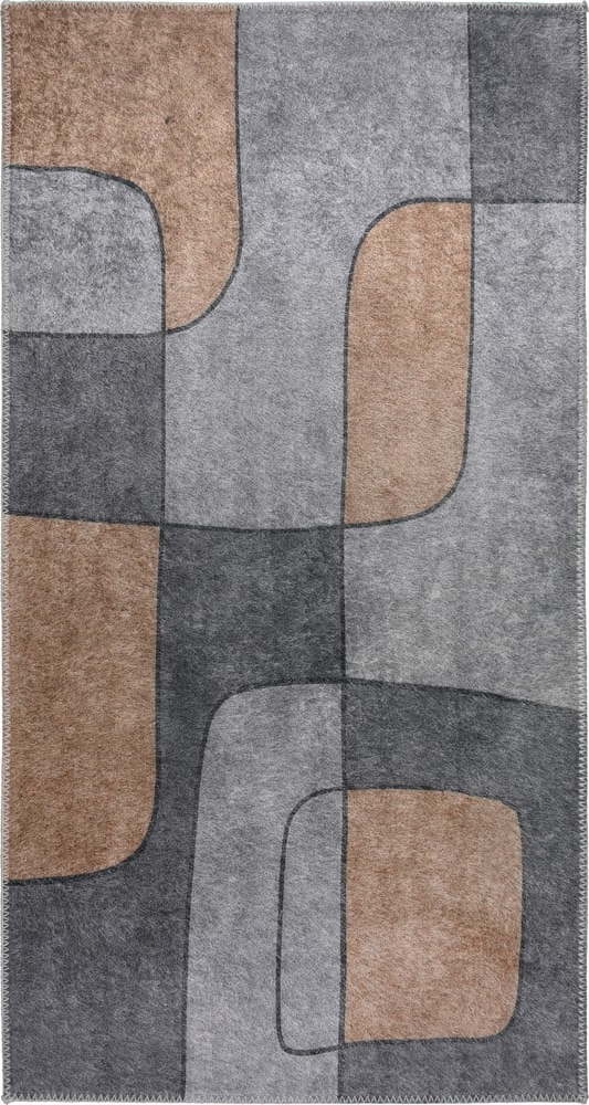 Šedý pratelný běhoun 80x200 cm – Vitaus Vitaus