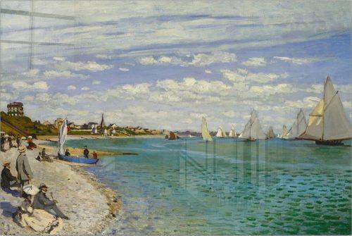 Skleněný obraz 70x50 cm Claude Monet – Wallity Wallity
