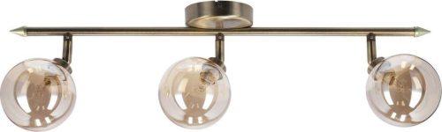 Stropní svítidlo v bronzové barvě se skleněným stínidlem ø 10 cm Rodia – Candellux Lighting Candellux Lighting