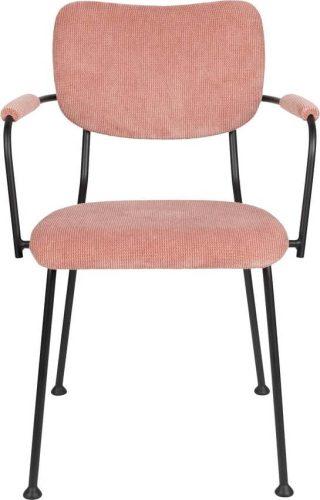 Světle růžové jídelní židle v sadě 2 ks Benson – Zuiver Zuiver
