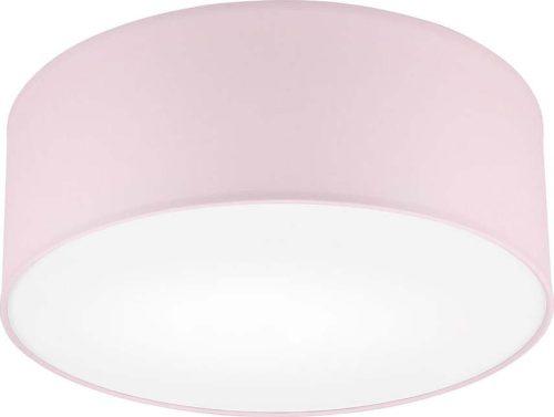 Světle růžové stropní svítidlo s textilním stínidlem ø 35 cm Vivian – LAMKUR LAMKUR