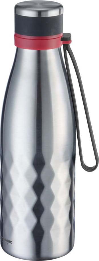 Světle šedá cestovní silikonovo-nerezová lahev 550 ml Viva – Westmark Westmark