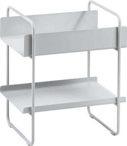 Světle šedý kovový konzolový stolek 36x48 cm A-Console – Zone Zone