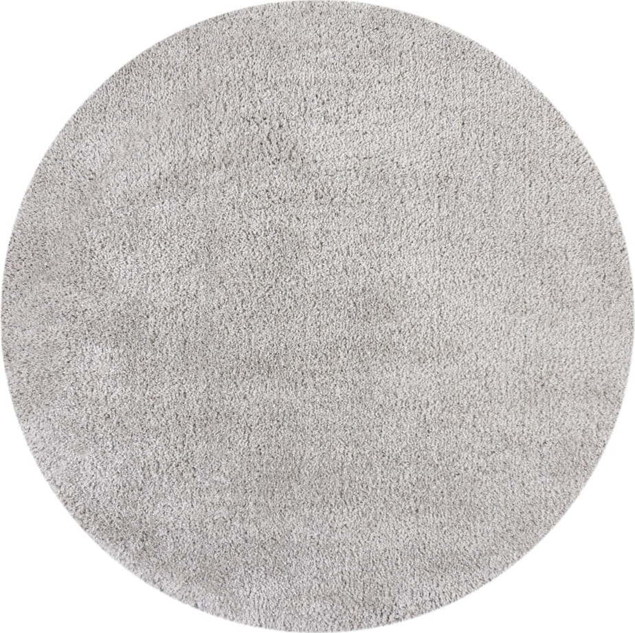 Světle šedý kulatý koberec 133x133 cm – Flair Rugs Flair Rugs