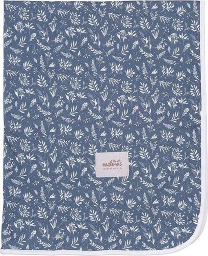 Tmavě modrá dětská deka z bio bavlny 110x140 cm Organic – Malomi Kids Malomi Kids