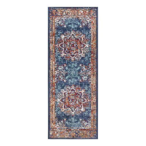 Tmavě modrý koberec běhoun 80x240 cm Orient Maderno – Hanse Home Hanse Home