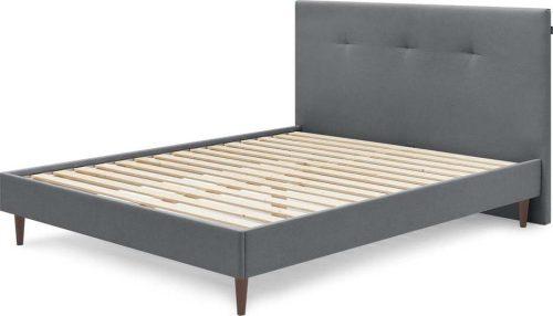 Šedá čalouněná dvoulůžková postel s roštem 160x200 cm Tory – Bobochic Paris Bobochic Paris