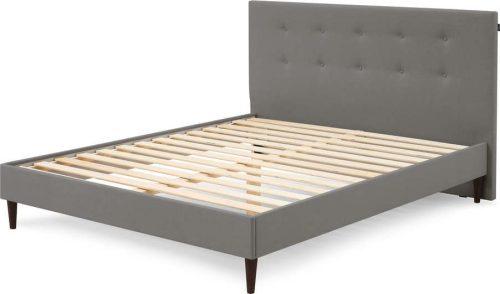 Antracitová čalouněná dvoulůžková postel s roštem 180x200 cm Rory – Bobochic Paris Bobochic Paris