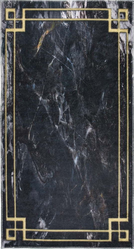 Tmavě šedý pratelný koberec 230x160 cm - Vitaus Vitaus