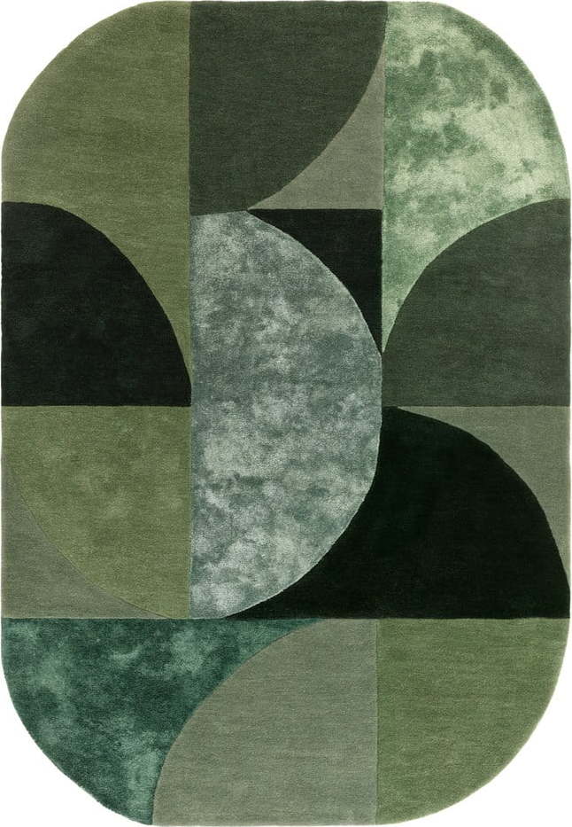 Tmavě zelený vlněný koberec 200x300 cm Forest – Asiatic Carpets Asiatic Carpets