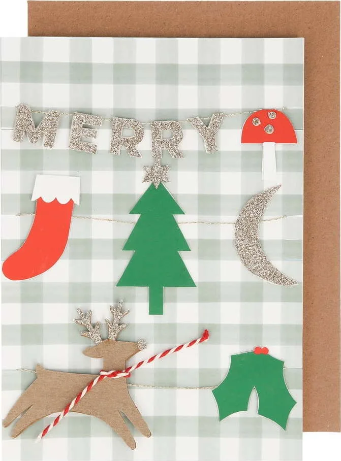 Vánoční přání Merry Christmas – Meri Meri