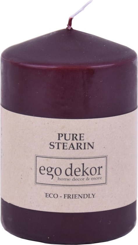 Vínově červená svíčka Eco candles by Ego dekor Top