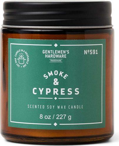 Vonná sojová svíčka doba hoření 48 h Smoke & Cypress – Gentlemen's Hardware Gentlemen's Hardware