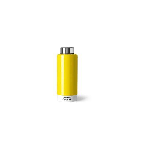 Žlutá cestovní nerezová lahev 630 ml Yellow 012 – Pantone Pantone