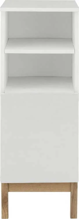 Bílá nízká koupelnová skříňka 30x86 cm Mirza