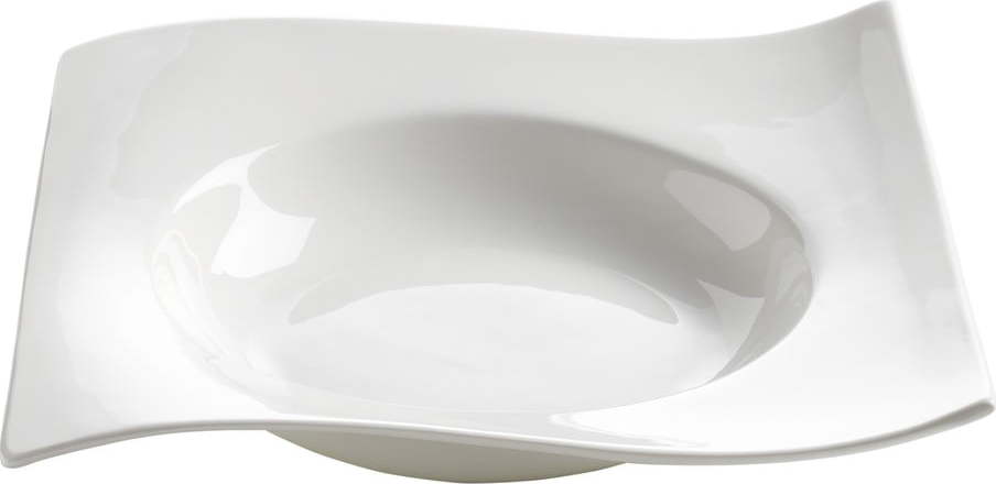 Bílý hluboký porcelánový talíř Motion – Maxwell & Williams Maxwell & Williams