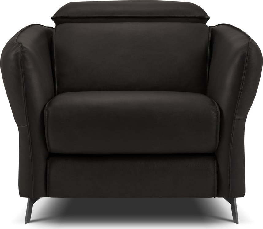 Černé kožené křeslo Hubble – Windsor & Co Sofas Windsor & Co Sofas