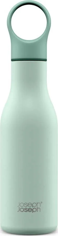 Cestovní nerezová lahev v mentolové barvě 500 ml Loop – Joseph Joseph