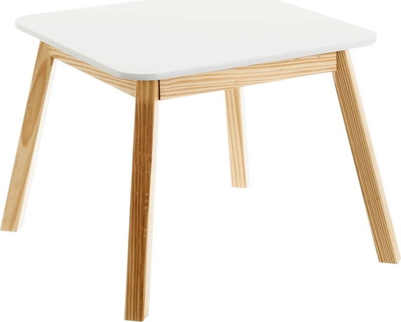 Dětský stolek s bílou deskou 55x55 cm – Casa Selección Casa Selección