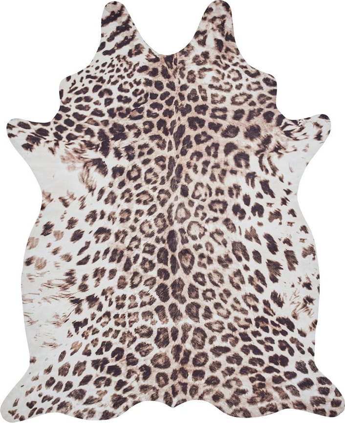 Hnědo-béžový koberec 195x155 cm Faux Leopard - Think Rugs Think Rugs