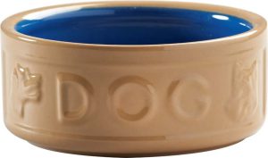 Kameninov&aacute; miska pro psy Mason Cash Cane Blue Dog