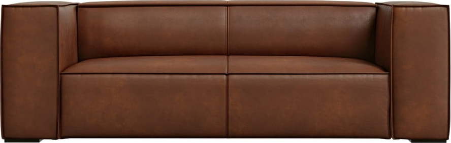 Koňakově hnědá kožená pohovka 212 cm Madame – Windsor & Co Sofas Windsor & Co Sofas