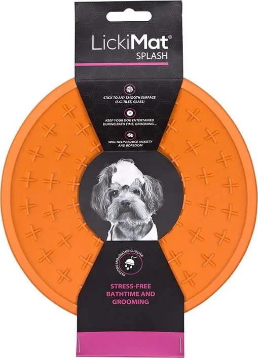 Lízací podložka do vany Splash Orange – LickiMat