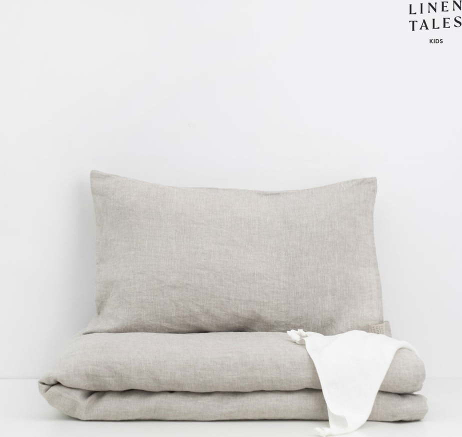 Lněné dětské povlečení do postýlky 100x140 cm – Linen Tales Linen Tales