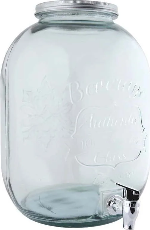 Nádoba na limonádu z recyklovaného skla Ego Dekor Authentic, 12,5 l