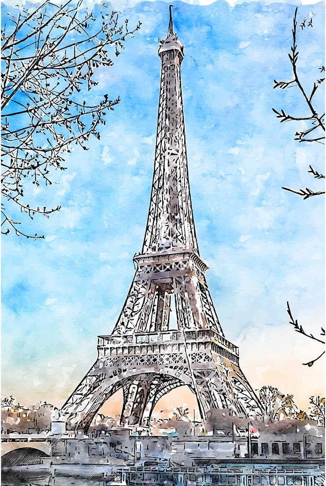 Obraz 40x60 cm Paris – Fedkolor Fedkolor