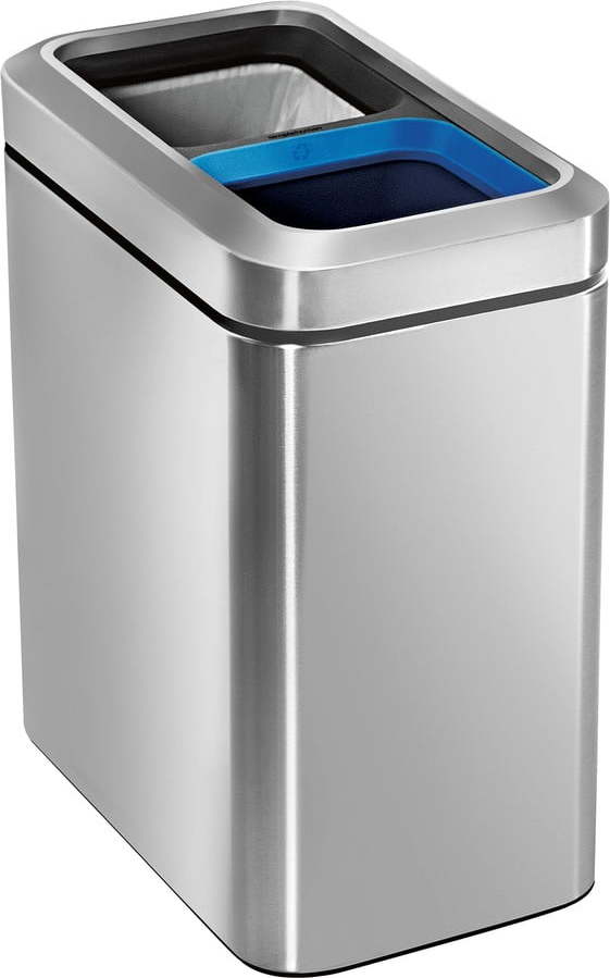 Odpadkový koš na tříděný odpad z nerezové oceli 20 l - simplehuman Simplehuman