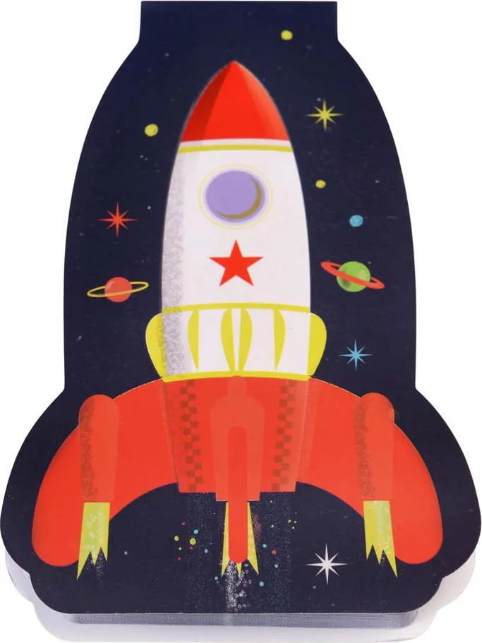 Poznámkové samolepky Space Age – Rex London