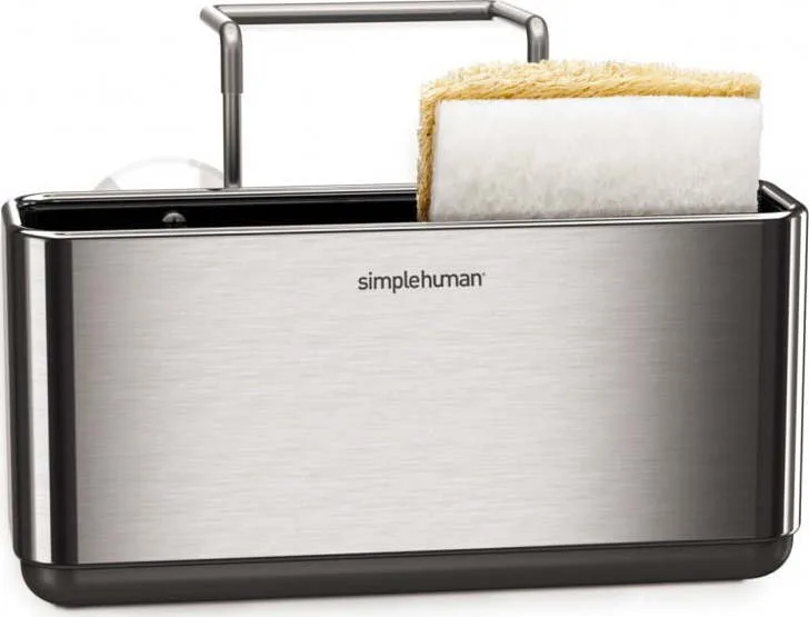 Samodržící kovový držák na houbičku Slim - simplehuman