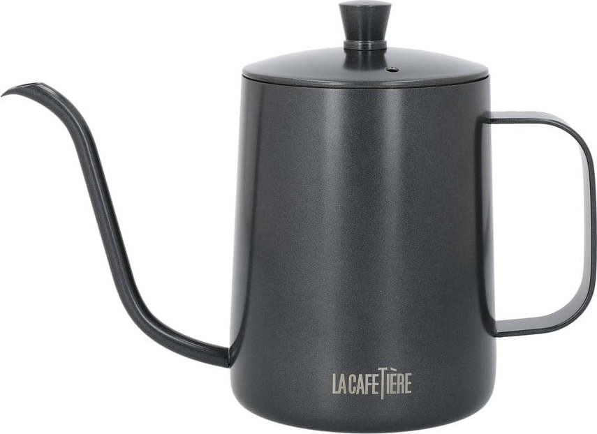 Šedá konvice na přípravu kávy z nerezové oceli 0.6 l La Cafetiere - Kitchen Craft Kitchen Craft