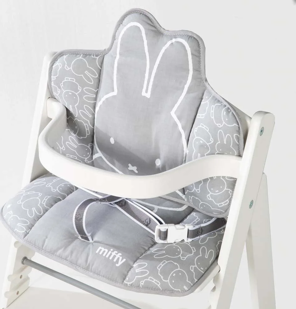 Šedá vložka do jídelní židličky Miffy – Roba