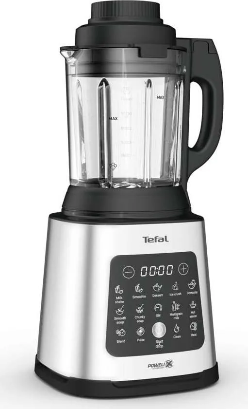 Stolní mixér ve stříbrné barvě Perfectmix Cook BL83SD30 – Tefal