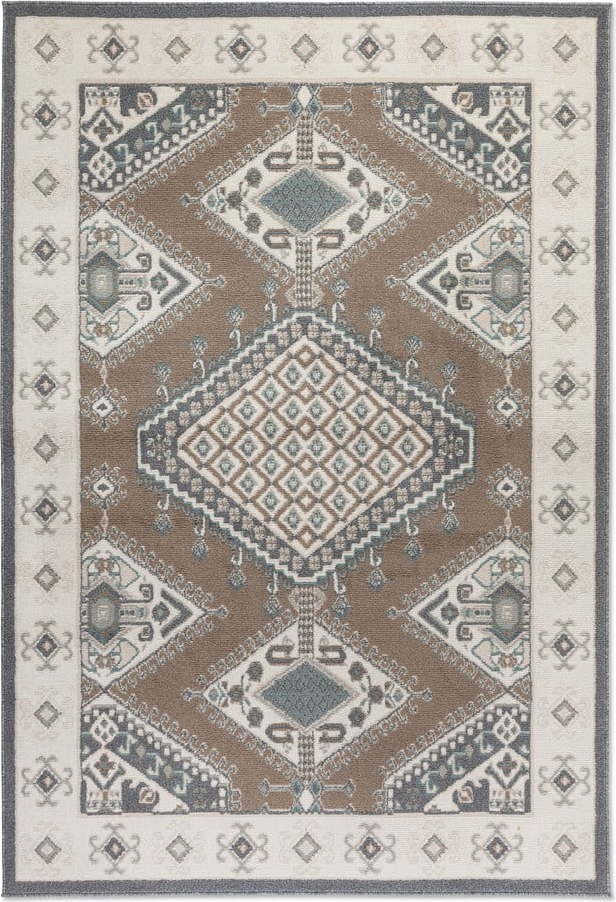 Hnědo-krémový koberec 200x280 cm Terrain – Hanse Home Hanse Home
