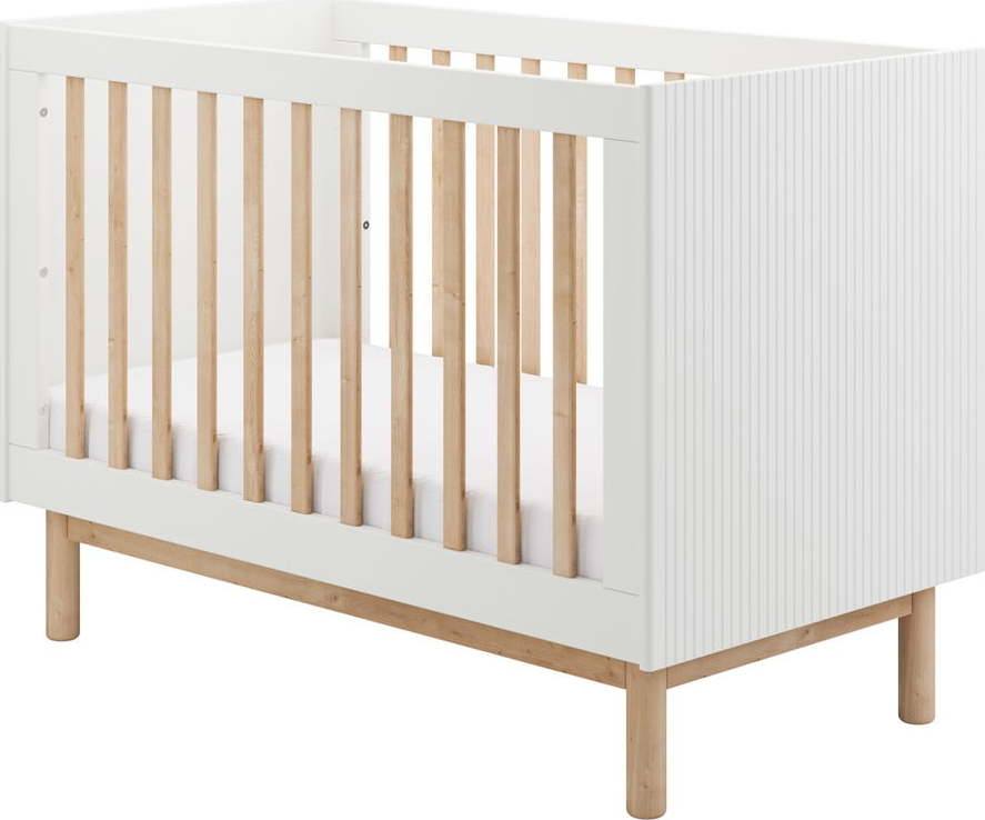 Bílá postýlka 60x120 cm Miloo – Pinio Pinio