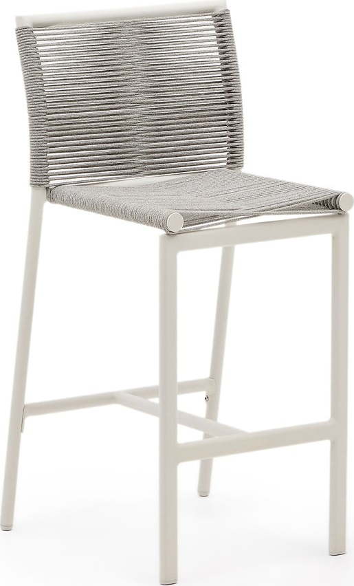 Bílá kovová zahradní barová židle Culip – Kave Home Kave Home