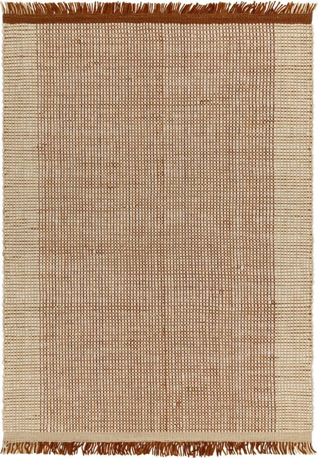Hnědý ručně tkaný vlněný koberec 200x290 cm Avalon – Asiatic Carpets Asiatic Carpets