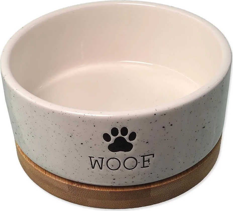 Keramická miska pro psa ø Dog Fantasy WOOF – Plaček Pet Products